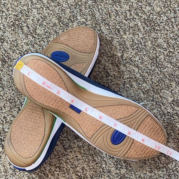 Keds Navy Arch Support Blue and Green Sneakers Gel Flex Women’s Shoes Size 8US - Picture 7 of 15